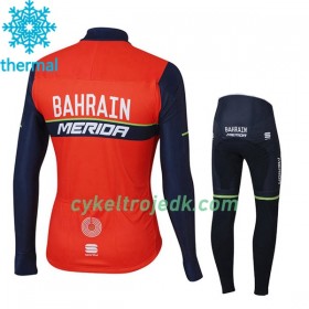 Cykeltøj Langærmet Vinter + Cykelbuks Lang Børn 2017 Bahrain-Merida N001